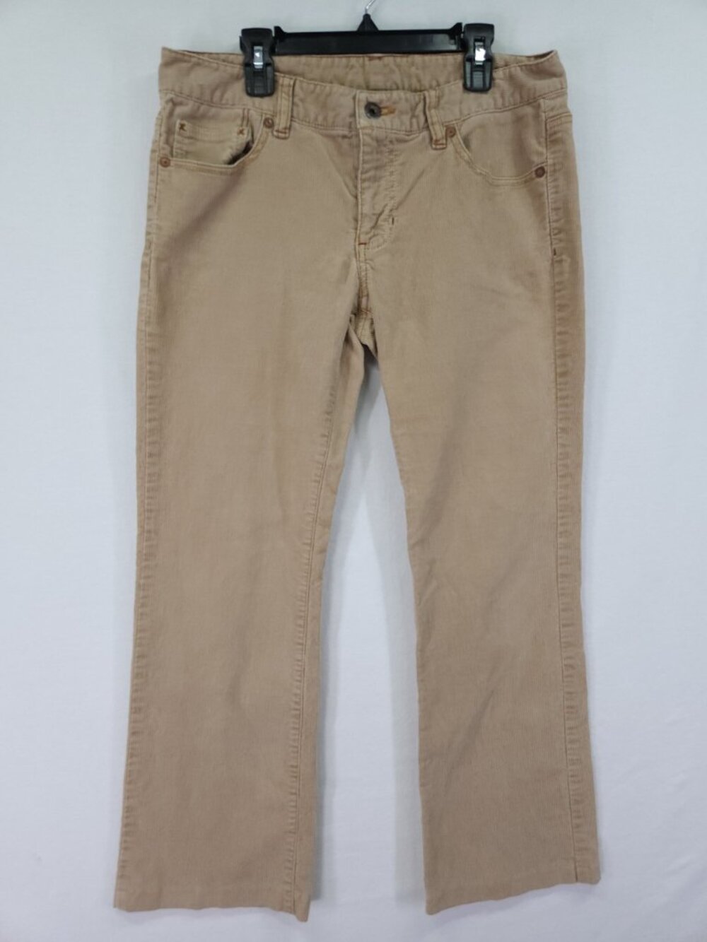 Vintage Polo Jeans Co Ralph Lauren Tan Corduroy Pants Y2K Bootcut Womens 6 31x26